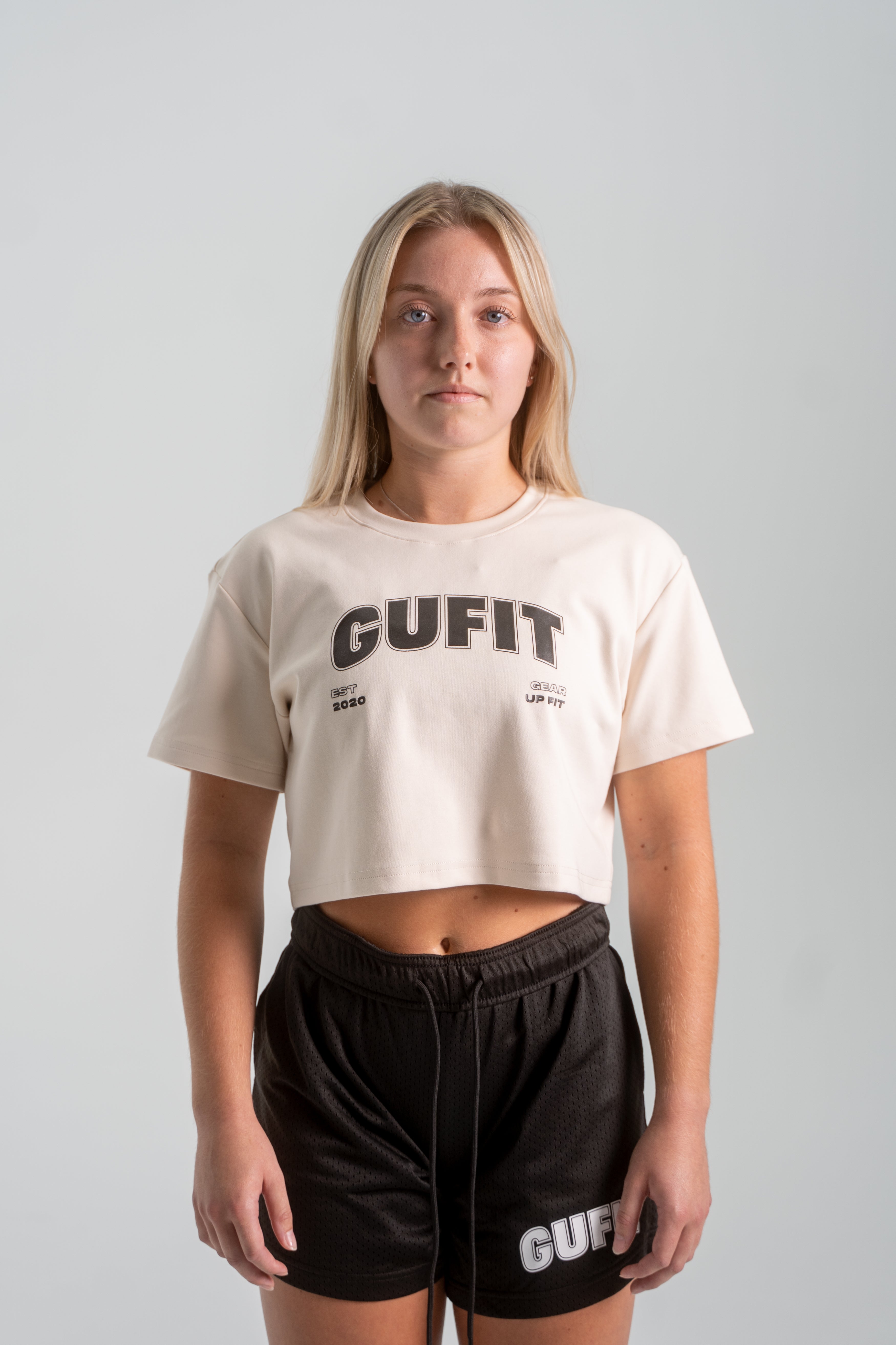 EST Drop Shoulder Crop - GUFIT